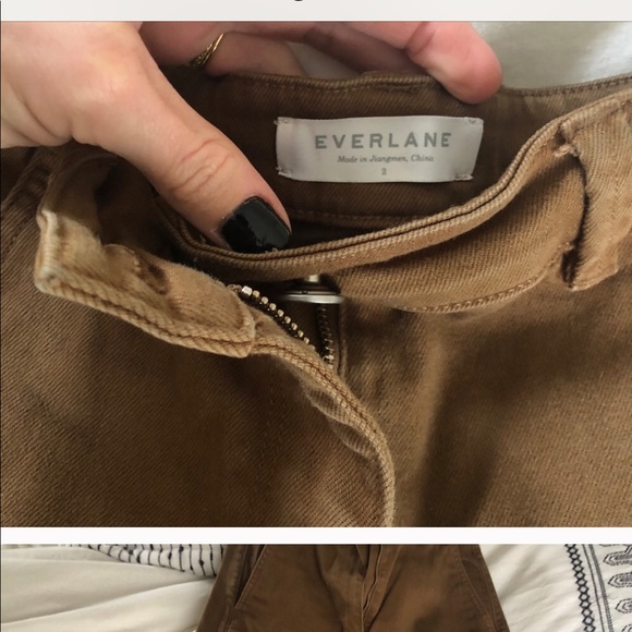 Wideleg crop pant on Ochre - Picture 2 of 4